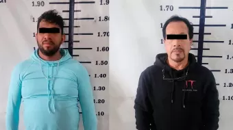 Tras conducir motos robadas, dos sujetos fueron detenidos en Texmelucan