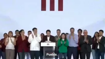 ENCUESTA. Mario Delgado aseguró que Armenta ganó en Puebla  