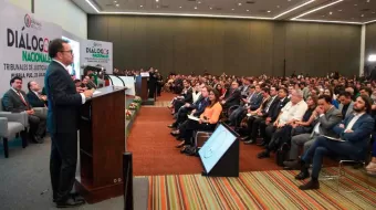 Diálogos Nacionales: Puebla como clave en la reforma del Poder Judicial, destaca Mier