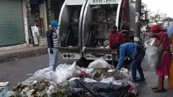 Por quebranto financiero en Tehuacán se suspendió la recolección de basura