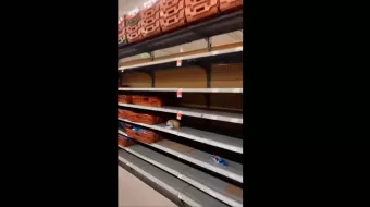 VIDEO. Supermercados ya carecen de productos ante llegada de Beryl