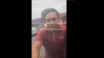 Video evidencia intento de extorsión de montachoques en Nezahualtcoyotl