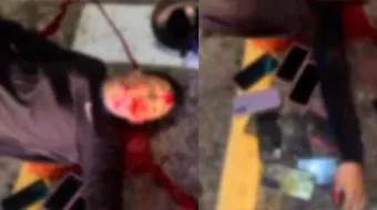 VIDEO. Delincuente es golpeado BRUTALMENTE y le hallan 17 smartphones 