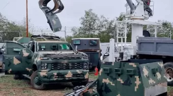 Desmantelan 50 vehículos monstruos de Cárteles del Golfo y Noreste en Tamaulipas
