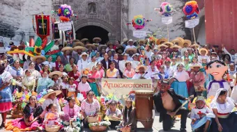 Arrancó la fiesta en Atlixco con el Convite al Atlixcayotontli