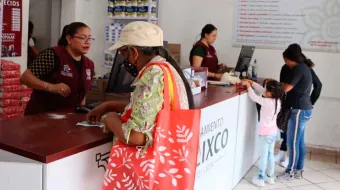 Venta móvil de productos de la canasta básica en comunidades de Atlixco