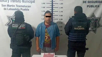 Colombiano es detenido tras agredir a una mujer y a su hijo en Texmelucan