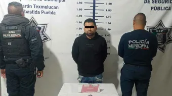 Detenido conductor en estado de ebriedad con droga en la carretera México-Puebla