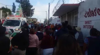 Balacera en primaria de Moyotzingo deja un hombre muerto y una maestra herida