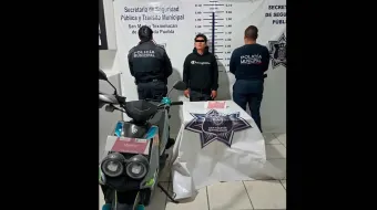 Capturan en Texmelucan a sujeto vinculado a banda criminal y posesión de cocaína