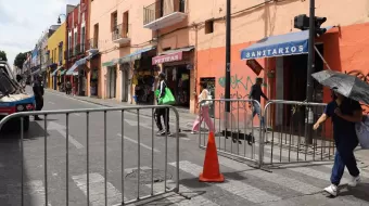 Hubo movilidad pero no ventas en los comerciantes del centro histórico de Puebla