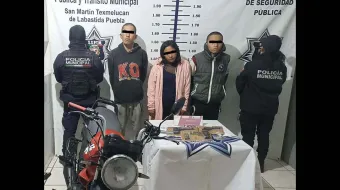 Policía detiene a tres ladrones en Tlanalapan; asaltaron a varias mujeres