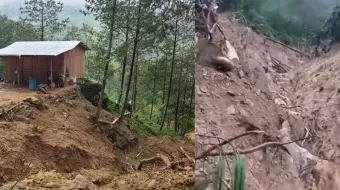 Derrumbes afectan a Sierra Negra y Norte de Puebla tras fuertes lluvias