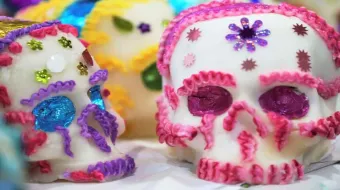 En Atlixco inician ventas de artículos de Día de Muertos