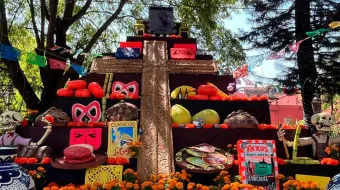 Monumental ofrenda de Pan, un homenaje a las tradiciones de Atlixco