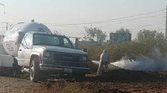 Robo de combustible provocan fuga de gas en Texmelucan