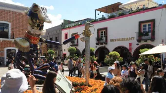 Valle de Catrinas, éxito turístico y desafíos de seguridad en Atlixco