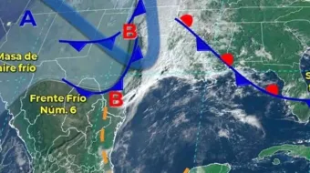 En 23 estados tendrán lluvias por interacción del frente frio 6