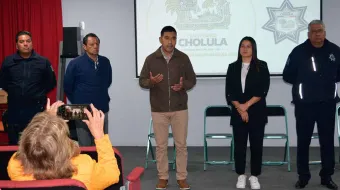 Gobierno de San Pedro Cholula refuerza seguridad con talleres para comerciantes