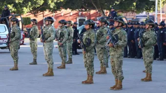 Llegan marinos a Huejotzingo para reforzar la seguridad