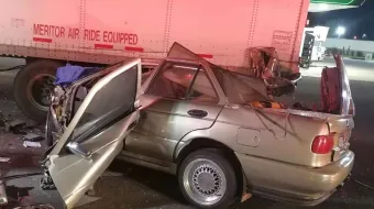 Muere trágicamente en accidente en la autopista México-Puebla