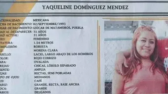 Yaquelín desapareció con sus tres hijos menores en Izúcar