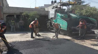 Avanza Gobierno de José Chedraui trabajos de pavimentación en la calle 2 Sur