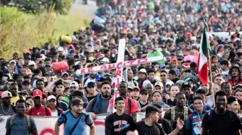 Caravana migrante, busca llegar a EU antes de que Trump asuma el poder