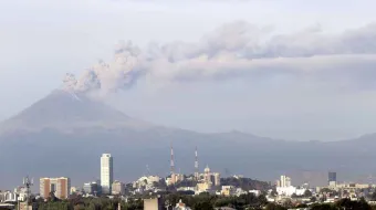 El Popocatépetl continúa con gran actividad volcánica