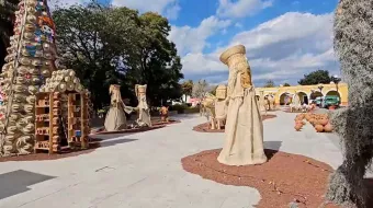 El arte monumental de Huaquechula ilumina la temporada navideña en Puebla