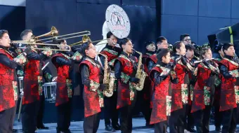 Gobierno de Armenta abandera a jóvenes de ‘All Star Marching Band’, representarán a Puebla