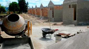 Se reactiva en Puebla la construcción de casas 