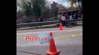 Sobre la México-Puebla, joven mujer muere tras ser embestida por auto