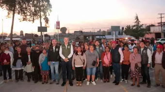 San Miguel Espejo estrenó alumbrado LED con 140 luminarias 