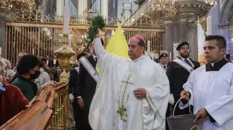 Jubileo de la esperanza y Día de la Familia celebrados en misa dominical de Puebla