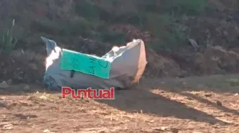 San Matías Tlalancaleca: Hallan cuerpo desmembrado en bolsa y con narcomensaje