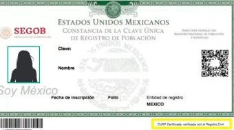 La CURP, datos para EU