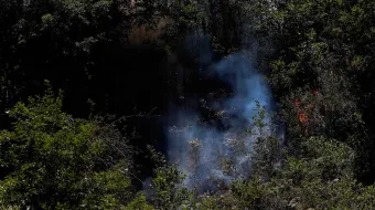 Pese a operativos no hay detenidos por incendio forestal en Acajete