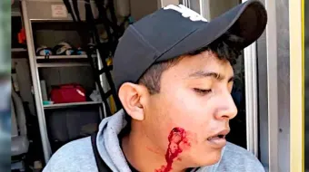 Gas lacrimógeno y represión contra estudiantes del Tecnológico de Los Ríos en Tabasco
