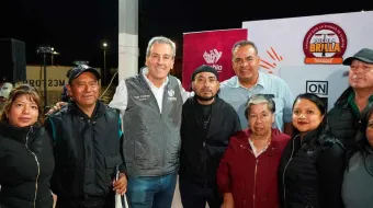 Inaugura Pepe Chedraui 354 luminarias LED en Agua Santa con Puebla Brilla