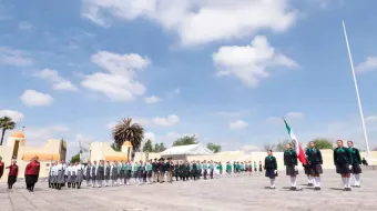 Juventud poblana honra valores patrios e impulsa su formación integral