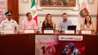 Presenta Gobierno de la Ciudad actividades en conmemoración al 10mo. Aniversario de la Vía Recreativa