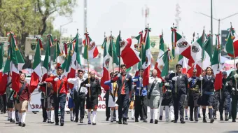 Puebla está de fiesta y disfrutó el gran desfile cívico-militar del 5 de Mayo
