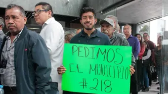 San Francisco Totimehuacán insiste en el Congreso convertirse en municipio