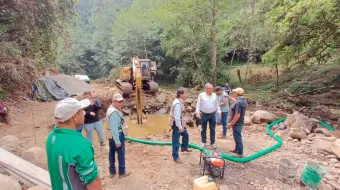 Bajo supervisión de CEAS varias obras hídricas en Huauchinango