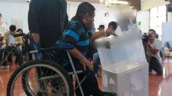 Anticiparán voto 139 personas con discapacidad en elección del Poder Judicial