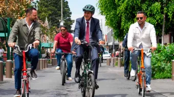 Encabeza Pepe Chedraui rodada en conmemoración de la Semana de la Bicicleta