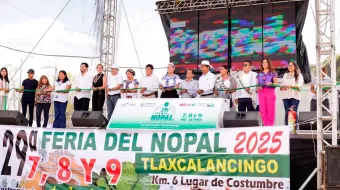 Inaugura Lupita Cuautle 29ª Feria del Nopal en San Bernardino Tlaxcalancingo