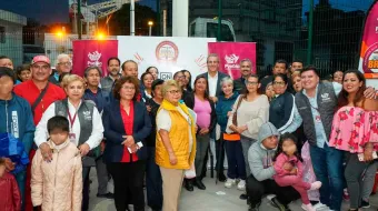 Inaugura Pepe Chedraui modernización total del alumbrado público en Tres Cruces