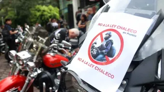 Insisten motociclistas en aplazar aprobación de Ley Chaleco
